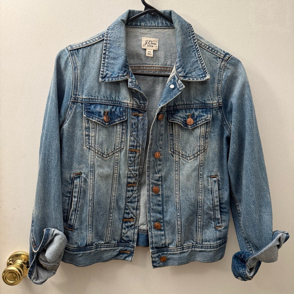 J. Crew Women's Light Blue Jean Denim Jacket XS